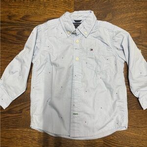 Tommy Hilfiger Toddler Light Blue Button-Up Shirt, Size:2T